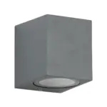 kelvo® BURANO KLV-101-0019 Φωτιστικό Τοίχου / Απλίκα για Λάμπα MR16 με Ντουί GU10 AC 220-240V Αδιάβροχο IP65 - Γκρι Ανθρακί Ματ - Μ8 x Π8 x Υ7cm - Image 3