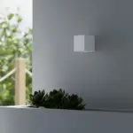 kelvo® BURANO KLV-101-0020 Φωτιστικό Τοίχου / Απλίκα για Λάμπα MR16 με Ντουί GU10 AC 220-240V Αδιάβροχο IP65 - Λευκό Ματ - Μ8 x Π8 x Υ7cm - Image 2