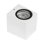 kelvo® BURANO KLV-101-0020 Φωτιστικό Τοίχου / Απλίκα για Λάμπα MR16 με Ντουί GU10 AC 220-240V Αδιάβροχο IP65 - Λευκό Ματ - Μ8 x Π8 x Υ7cm - Image 4