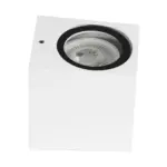kelvo® BURANO KLV-101-0020 Φωτιστικό Τοίχου / Απλίκα για Λάμπα MR16 με Ντουί GU10 AC 220-240V Αδιάβροχο IP65 - Λευκό Ματ - Μ8 x Π8 x Υ7cm - Image 5