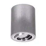 kelvo® AKIRA KLV-101-0026 Κινούμενο Φωτιστικό Downlight Σποτ για Λάμπα MR16 με Ντουί GU10 AC 220-240V IP20 - Νίκελ Βούρτσας - Μ8 x Π8 x Υ10cm - Image 3