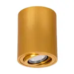 kelvo® AKIRA KLV-101-0027 Κινούμενο Φωτιστικό Downlight Σποτ για Λάμπα MR16 με Ντουί GU10 AC 220-240V IP20 - Χρυσό Βούρτσας - Μ8 x Π8 x Υ10cm - Image 3
