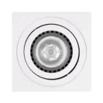 kelvo® AKIRA KLV-101-0029 Κινούμενο Φωτιστικό Downlight Σποτ για Λάμπα MR16 με Ντουί GU10 AC 220-240V IP20 - Λευκό Ματ - Μ8 x Π8 x Υ10cm - Image 5