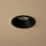 kelvo® DELTA KLV-101-0032 Χωνευτό Φωτιστικό Downlight Σποτ για Λάμπα MR16 με Ντουί GU10 AC 220-240V IP20 - Μαύρο Ματ - Μ8.5 x Π8.5 x Υ3.5cm / Q7.5cm