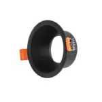 kelvo® DELTA KLV-101-0032 Χωνευτό Φωτιστικό Downlight Σποτ για Λάμπα MR16 με Ντουί GU10 AC 220-240V IP20 - Μαύρο Ματ - Μ8.5 x Π8.5 x Υ3.5cm / Q7.5cm - Image 2