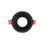 kelvo® DELTA KLV-101-0032 Χωνευτό Φωτιστικό Downlight Σποτ για Λάμπα MR16 με Ντουί GU10 AC 220-240V IP20 - Μαύρο Ματ - Μ8.5 x Π8.5 x Υ3.5cm / Q7.5cm - Image 3