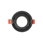 kelvo® DELTA KLV-101-0032 Χωνευτό Φωτιστικό Downlight Σποτ για Λάμπα MR16 με Ντουί GU10 AC 220-240V IP20 - Μαύρο Ματ - Μ8.5 x Π8.5 x Υ3.5cm / Q7.5cm - Image 4