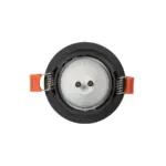 kelvo® DELTA KLV-101-0032 Χωνευτό Φωτιστικό Downlight Σποτ για Λάμπα MR16 με Ντουί GU10 AC 220-240V IP20 - Μαύρο Ματ - Μ8.5 x Π8.5 x Υ3.5cm / Q7.5cm - Image 5
