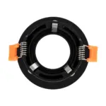 kelvo® OMICRON KLV-101-0034 Χωνευτό Φωτιστικό Downlight Σποτ για Λάμπα MR16 με Ντουί GU10 AC 220-240V IP20 - Μαύρο Ματ - Μ8.5 x Π8.5 x Υ3cm / Q7.5cm - Image 4