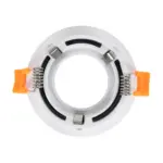 kelvo® OMICRON KLV-101-0035 Χωνευτό Φωτιστικό Downlight Σποτ για Λάμπα MR16 με Ντουί GU10 AC 220-240V IP20 - Λευκό Ματ - Μ8.5 x Π8.5 x Υ3cm / Q7.5cm - Image 4