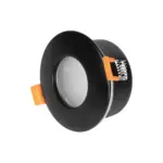 kelvo® KAPA KLV-101-0038 Χωνευτό Φωτιστικό Downlight Σποτ Μπάνιου για Λάμπα MR16 με Ντουί GU10 AC 220-240V Αδιάβροχο IP65 - Μαύρο Ματ - Μ8.5 x Π8.5 x Υ4.2cm / Q7.5cm - Image 2