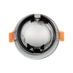 kelvo® KAPA KLV-101-0040 Χωνευτό Φωτιστικό Downlight Σποτ Μπάνιου για Λάμπα MR16 με Ντουί GU10 AC 220-240V Αδιάβροχο IP65 - Νίκελ Χρώμιο - Μ8.5 x Π8.5 x Υ4.2cm / Q7.5cm - Image 4