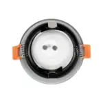 kelvo® KAPA KLV-101-0040 Χωνευτό Φωτιστικό Downlight Σποτ Μπάνιου για Λάμπα MR16 με Ντουί GU10 AC 220-240V Αδιάβροχο IP65 - Νίκελ Χρώμιο - Μ8.5 x Π8.5 x Υ4.2cm / Q7.5cm - Image 5