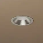 kelvo® SIGMA KLV-101-0043 Χωνευτό Φωτιστικό Downlight Σποτ Μπάνιου για Λάμπα MR16 με Ντουί GU10 AC 220-240V Αδιάβροχο IP65 - Νίκελ Βούρτσας - Μ8.5 x Π8.5 x Υ4.4cm / Q7.5cm