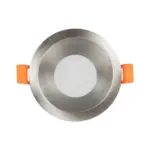 kelvo® SIGMA KLV-101-0043 Χωνευτό Φωτιστικό Downlight Σποτ Μπάνιου για Λάμπα MR16 με Ντουί GU10 AC 220-240V Αδιάβροχο IP65 - Νίκελ Βούρτσας - Μ8.5 x Π8.5 x Υ4.4cm / Q7.5cm - Image 3