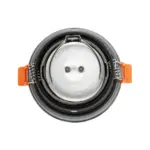 kelvo® SIGMA KLV-101-0043 Χωνευτό Φωτιστικό Downlight Σποτ Μπάνιου για Λάμπα MR16 με Ντουί GU10 AC 220-240V Αδιάβροχο IP65 - Νίκελ Βούρτσας - Μ8.5 x Π8.5 x Υ4.4cm / Q7.5cm - Image 5