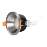 kelvo® SIGMA KLV-101-0043 Χωνευτό Φωτιστικό Downlight Σποτ Μπάνιου για Λάμπα MR16 με Ντουί GU10 AC 220-240V Αδιάβροχο IP65 - Νίκελ Βούρτσας - Μ8.5 x Π8.5 x Υ4.4cm / Q7.5cm - Image 6