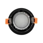 kelvo® LAMDA KLV-101-0044 Χωνευτό Φωτιστικό Downlight Σποτ Μπάνιου για Λάμπα MR16 με Ντουί GU10 AC 220-240V Αδιάβροχο IP65 - Μαύρο Ματ - Μ8.5 x Π8.5 x Υ3.5cm / Q7.5cm - Image 4