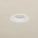 kelvo® LAMDA KLV-101-0045 Χωνευτό Φωτιστικό Downlight Σποτ Μπάνιου για Λάμπα MR16 με Ντουί GU10 AC 220-240V Αδιάβροχο IP65 - Λευκό Ματ - Μ8.5 x Π8.5 x Υ3.5cm / Q7.5cm