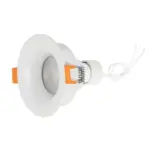 kelvo® LAMDA KLV-101-0045 Χωνευτό Φωτιστικό Downlight Σποτ Μπάνιου για Λάμπα MR16 με Ντουί GU10 AC 220-240V Αδιάβροχο IP65 - Λευκό Ματ - Μ8.5 x Π8.5 x Υ3.5cm / Q7.5cm - Image 6