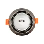 kelvo® LAMDA KLV-101-0046 Χωνευτό Φωτιστικό Downlight Σποτ Μπάνιου για Λάμπα MR16 με Ντουί GU10 AC 220-240V Αδιάβροχο IP65 - Νίκελ Βούρτσας - Μ8.5 x Π8.5 x Υ3.5cm / Q7.5cm - Image 5