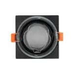 kelvo® EPSILON KLV-101-0047 Χωνευτό Φωτιστικό Downlight Σποτ Μπάνιου για Λάμπα MR16 με Ντουί GU10 AC 220-240V Αδιάβροχο IP65 - Μαύρο Ματ - Μ8.5 x Π8.5 x Υ4.4cm / Q7.5cm x 7.5cm - Image 4