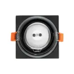 kelvo® EPSILON KLV-101-0047 Χωνευτό Φωτιστικό Downlight Σποτ Μπάνιου για Λάμπα MR16 με Ντουί GU10 AC 220-240V Αδιάβροχο IP65 - Μαύρο Ματ - Μ8.5 x Π8.5 x Υ4.4cm / Q7.5cm x 7.5cm - Image 5