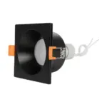 kelvo® EPSILON KLV-101-0047 Χωνευτό Φωτιστικό Downlight Σποτ Μπάνιου για Λάμπα MR16 με Ντουί GU10 AC 220-240V Αδιάβροχο IP65 - Μαύρο Ματ - Μ8.5 x Π8.5 x Υ4.4cm / Q7.5cm x 7.5cm - Image 6