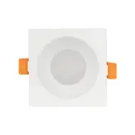 kelvo® EPSILON KLV-101-0048 Χωνευτό Φωτιστικό Downlight Σποτ Μπάνιου για Λάμπα MR16 με Ντουί GU10 AC 220-240V Αδιάβροχο IP65 - Λευκό Ματ - Μ8.5 x Π8.5 x Υ4.4cm / Q7.5cm x 7.5cm - Image 3