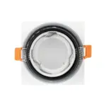 kelvo® EPSILON KLV-101-0048 Χωνευτό Φωτιστικό Downlight Σποτ Μπάνιου για Λάμπα MR16 με Ντουί GU10 AC 220-240V Αδιάβροχο IP65 - Λευκό Ματ - Μ8.5 x Π8.5 x Υ4.4cm / Q7.5cm x 7.5cm - Image 4