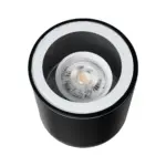 kelvo® MARETTI KLV-101-0055 Φωτιστικό Downlight Σποτ για Λάμπα MR16 με Ντουί GU10 AC 220-240V Αδιάβροχο IP65 - Μαύρο Ματ - Μ9 x Π9 x Υ9cm - Image 6
