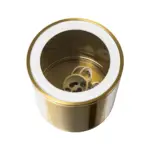 kelvo® MARETTI KLV-101-0058 Φωτιστικό Downlight Σποτ για Λάμπα MR16 με Ντουί GU10 AC 220-240V Αδιάβροχο IP65 - Χρυσό Πλατίνα - Μ9 x Π9 x Υ9cm - Image 5