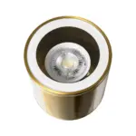 kelvo® MARETTI KLV-101-0058 Φωτιστικό Downlight Σποτ για Λάμπα MR16 με Ντουί GU10 AC 220-240V Αδιάβροχο IP65 - Χρυσό Πλατίνα - Μ9 x Π9 x Υ9cm - Image 6