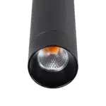 kelvo® CANAL KLV-101-0072 Κρεμαστό Φωτιστικό Οροφής LED 7W 700lm 36° AC 220-240V IP20 Θερμό Λευκό 2700K - Bridgelux COB Chip & TÜV SÜD Driver - Μαύρο Ματ - Μ4 x Π4 x Υ60cm - 5 Χρόνια Εγγύηση - Image 6