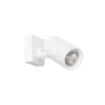 kelvo® SPOTA KLV-101-0135-V2 Κινούμενο Φωτιστικό Σποτ Τοίχου για Λάμπα MR16 με Ντουί GU10 AC 220-240V IP20 - Λευκό Ματ - Μ7 x Π6 x Υ14cm - Image 3