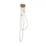 kelvo® GLOW KLV-101-0153 Φωτιστικό Οροφής LED 42W 4200lm 360° AC 220-240V IP20 Ρυθμιζόμενο Λευκό CCT με Χειριστήριο από 2700K έως 6000K Dimmable - Lumileds SMD Chip - Χρυσό Πλατίνα - Μ50 x Π50 x Υ70cm - 3 Χρόνια Εγγύηση - Image 3