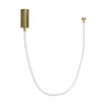 kelvo® GLOW KLV-101-0155-V2 Φωτιστικό Οροφής / Απλίκα LED 27W 2700lm 360° AC 220-240V IP20 Ρυθμιζόμενο Λευκό CCT με Χειριστήριο από 2700K έως 6000K Dimmable - Lumileds SMD Chip - Χρυσό Πλατίνα - Μ90 x Π9 x Υ95cm - 3 Χρόνια Εγγύηση - Image 4