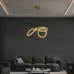 kelvo® GLOW KLV-101-0161 Κρεμαστό Φωτιστικό Οροφής LED 30W 3000lm 360° AC 220-240V IP20 Ρυθμιζόμενο Λευκό CCT με Χειριστήριο από 2700K έως 6000K Dimmable - Lumileds SMD Chip - Χρυσό Πλατίνα - Μ40 x Π40 x Υ30cm - 3 Χρόνια Εγγύηση
