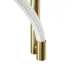 kelvo® GLOW KLV-101-0168 Φωτιστικό Τοίχου / Απλίκα LED 24W 2400lm 360° AC 220-240V IP20 Ρυθμιζόμενο Λευκό CCT με On/Off 2700K/4500K/6000K - Lumileds SMD Chip - Χρυσό Πλατίνα - Μ30 x Π15 x Υ70cm - 3 Χρόνια Εγγύηση - Image 6