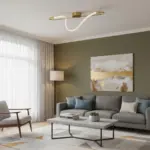 kelvo® GLOW KLV-101-0169-V2 Φωτιστικό Οροφής LED 18W 1800lm 360° AC 220-240V IP20 Ρυθμιζόμενο Λευκό CCT με On/Off 2700K/4500K/6000K - Lumileds SMD Chip - Χρυσό Πλατίνα - Μ30 x Π15 x Υ70cm - 3 Χρόνια Εγγύηση - Image 2