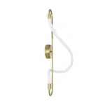 kelvo® GLOW KLV-101-0169 Φωτιστικό Τοίχου / Απλίκα LED 18W 1800lm 360° AC 220-240V IP20 Ρυθμιζόμενο Λευκό CCT με On/Off 2700K/4500K/6000K - Lumileds SMD Chip - Χρυσό Πλατίνα - Μ30 x Π15 x Υ70cm - 3 Χρόνια Εγγύηση - Image 5