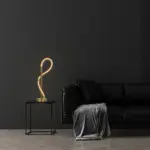 kelvo® GLOW KLV-101-0172 Επιτραπέζιο Φωτιστικό Πορτατίφ LED 18W 1800lm 360° AC 220-240V IP20 Ρυθμιζόμενο Λευκό CCT με Αφή 2700K/4500K/6000K Dimmable - Lumileds SMD Chip - Χρυσό Πλατίνα - Μ30 x Π30 x Υ60cm - 3 Χρόνια Εγγύηση