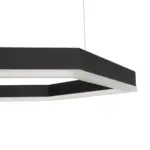 kelvo® LEXAGON KLV-101-0179 Κρεμαστό Φωτιστικό Οροφής LED 120W 12000lm 200° AC 220-240V IP20 Ρυθμιζόμενο Λευκό CCT με Χειριστήριο από 2700K έως 6000K Dimmable - Lumileds SMD Chip - Μαύρο Ματ - Μ110 x Π90 x Υ110cm - 3 Χρόνια Εγγύηση - Image 5