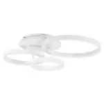 kelvo® VENOM KLV-101-0185 Φωτιστικό Οροφής LED 100W 10000lm 360° AC 220-240V IP20 Ρυθμιζόμενο Λευκό CCT με Χειριστήριο από 2700K έως 6000K Dimmable - Lumileds SMD Chip - Λευκό Ματ - Μ70 x Π40 x Υ16cm - 3 Χρόνια Εγγύηση - Image 4