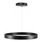kelvo® VENOM KLV-101-0187 Κρεμαστό Φωτιστικό Οροφής LED 45W 4500lm 120° AC 220-240V IP20 Ρυθμιζόμενο Λευκό CCT με Χειριστήριο από 2700K έως 6000K Dimmable - Lumileds SMD Chip - Μαύρο Ματ - Μ60 x Π60 x Υ6.5cm - 3 Χρόνια Εγγύηση - Image 5