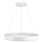 kelvo® VENOM KLV-101-0188 Κρεμαστό Φωτιστικό Οροφής LED 45W 4500lm 120° AC 220-240V IP20 Ρυθμιζόμενο Λευκό CCT με Χειριστήριο από 2700K έως 6000K Dimmable - Lumileds SMD Chip - Λευκό Ματ - Μ60 x Π60 x Υ6.5cm - 3 Χρόνια Εγγύηση - Image 5