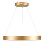 kelvo® VENOM KLV-101-0189 Κρεμαστό Φωτιστικό Οροφής LED 45W 4500lm 120° AC 220-240V IP20 Ρυθμιζόμενο Λευκό CCT με Χειριστήριο από 2700K έως 6000K Dimmable - Lumileds SMD Chip - Χρυσό Πλατίνα - Μ60 x Π60 x Υ6.5cm - 3 Χρόνια Εγγύηση - Image 4