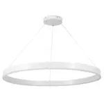 kelvo® VENOM KLV-101-0194 Κρεμαστό Φωτιστικό Οροφής LED 75W 7500lm 120° AC 220-240V IP20 Ρυθμιζόμενο Λευκό CCT με Χειριστήριο από 2700K έως 6000K Dimmable - Lumileds SMD Chip - Λευκό Ματ - Μ100 x Π100 x Υ6.5cm - 3 Χρόνια Εγγύηση - Image 3
