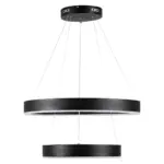 kelvo® VENOM KLV-101-0196 Κρεμαστό Φωτιστικό Οροφής LED 75W 7500lm 120° AC 220-240V IP20 Ρυθμιζόμενο Λευκό CCT με Χειριστήριο από 2700K έως 6000K Dimmable - Lumileds SMD Chip - Μαύρο Ματ - Μ60 x Π60 x Υ40cm - 3 Χρόνια Εγγύηση - Image 4