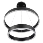 kelvo® VENOM KLV-101-0196 Κρεμαστό Φωτιστικό Οροφής LED 75W 7500lm 120° AC 220-240V IP20 Ρυθμιζόμενο Λευκό CCT με Χειριστήριο από 2700K έως 6000K Dimmable - Lumileds SMD Chip - Μαύρο Ματ - Μ60 x Π60 x Υ40cm - 3 Χρόνια Εγγύηση - Image 5